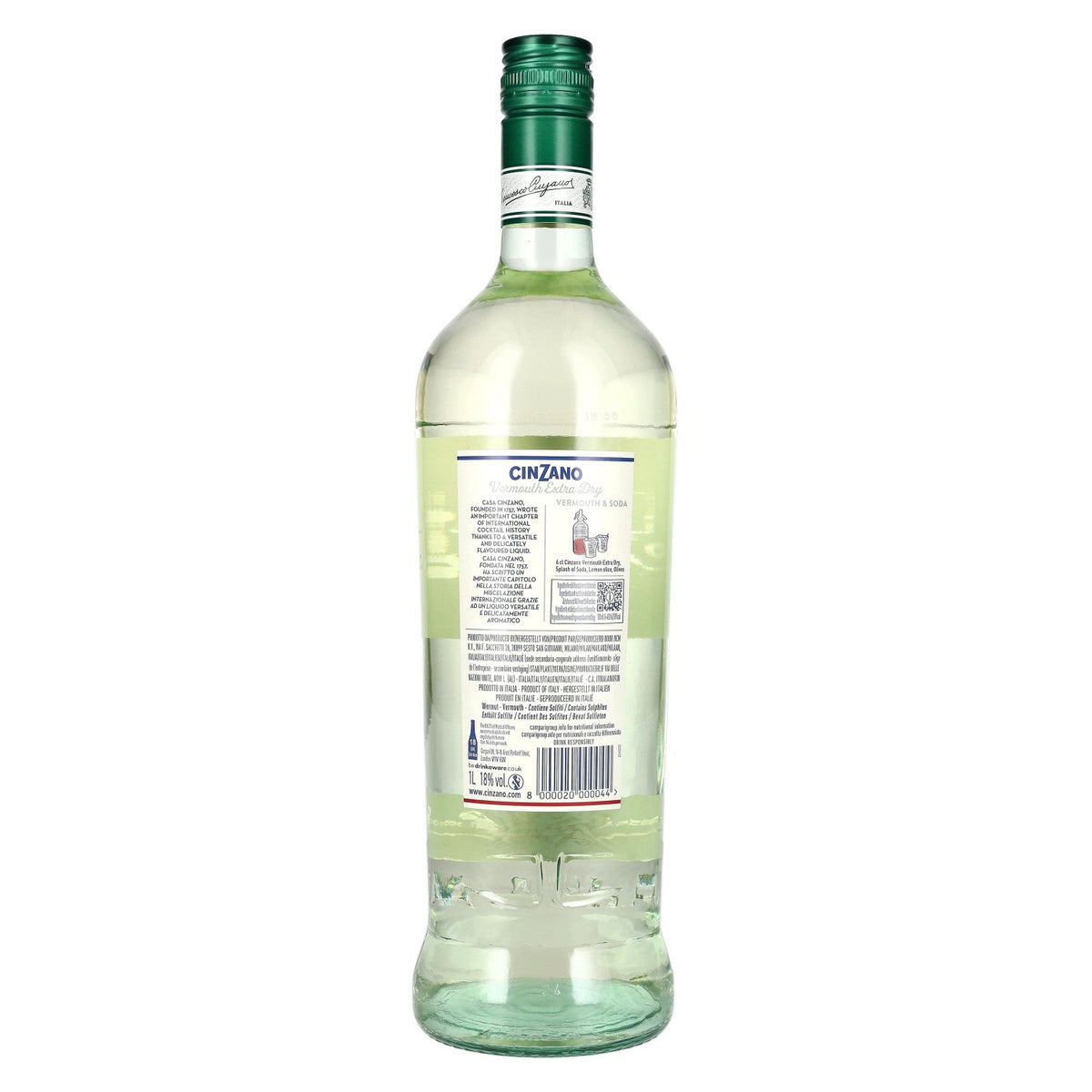 Cinzano Vermouth EXTRA DRY 18% Vol. 1L