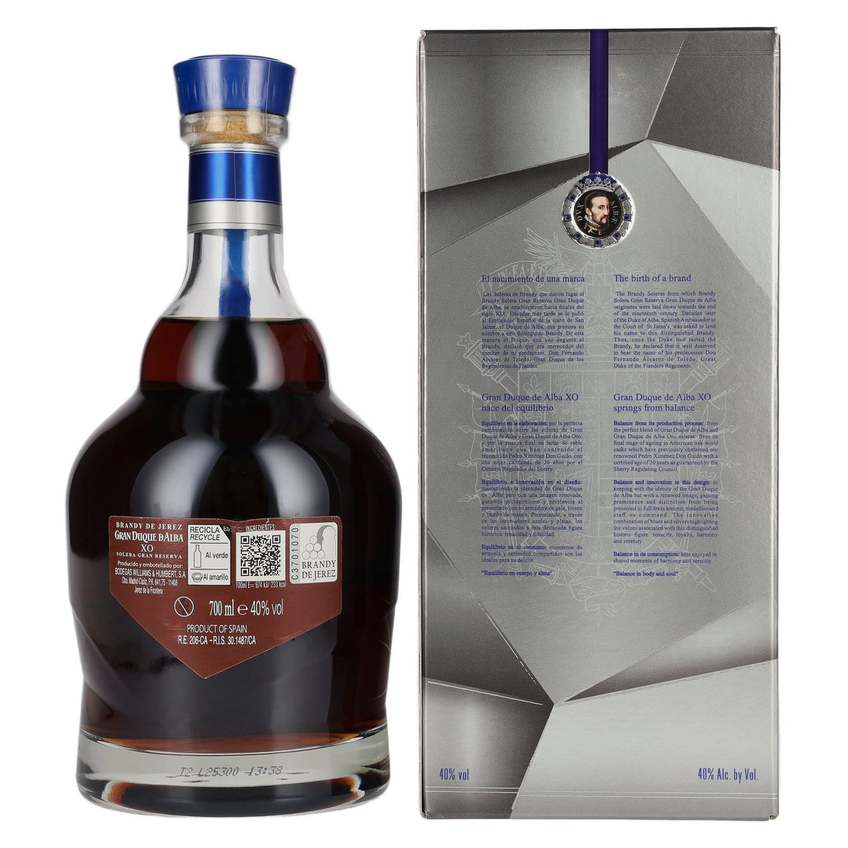 Gran Duque d'Alba XO 40% Vol. 0.7L in gift box