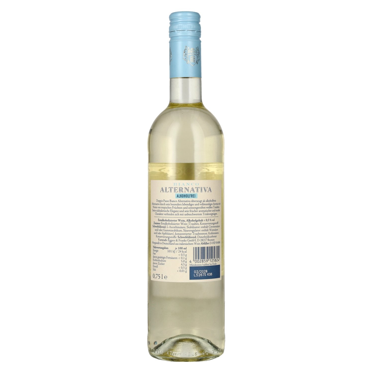 Doppio Passo Bianco Alternativa alkoholfrei 0,75l