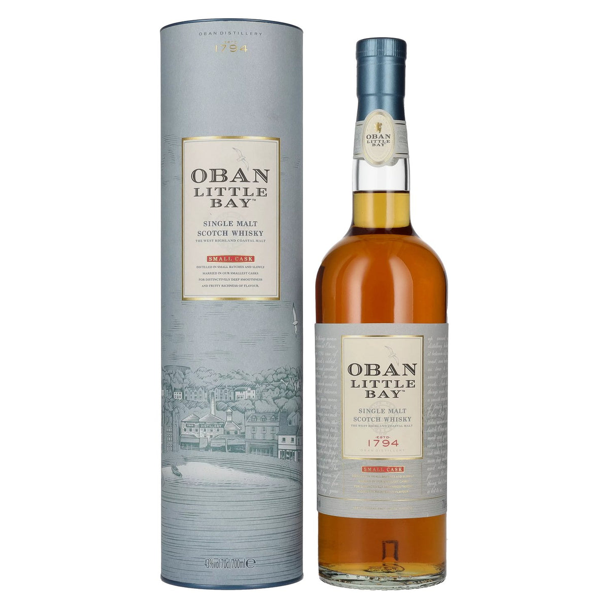 Oban Little Bay Single Malt Scotch Whisky Small Cask 43% Vol. 0.7l in gift box