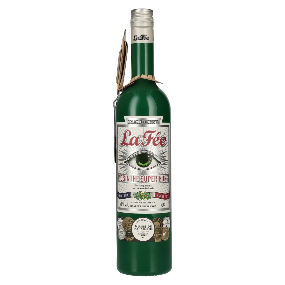 La Fée Absinthe Parisienne 68% Vol. 0.7L with absinthe spoon