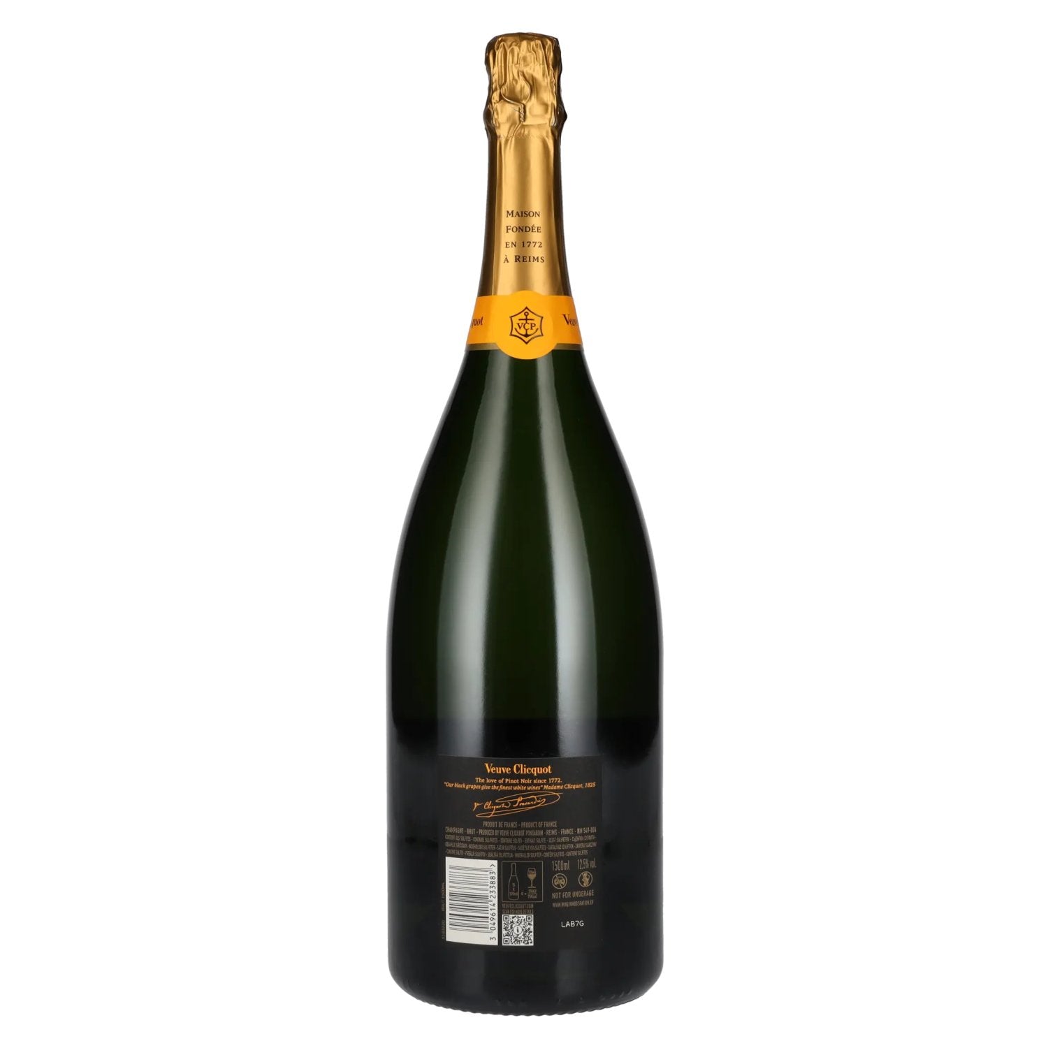 Veuve Clicquot Champagne Brut Yellow Label 12.5% Vol. 1.5L