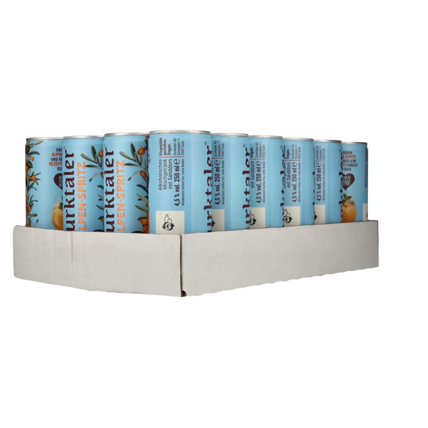 Gurktaler Alpen-Spritz Aperitif 4,5% Vol. 24x0,25l Dosen Pfand