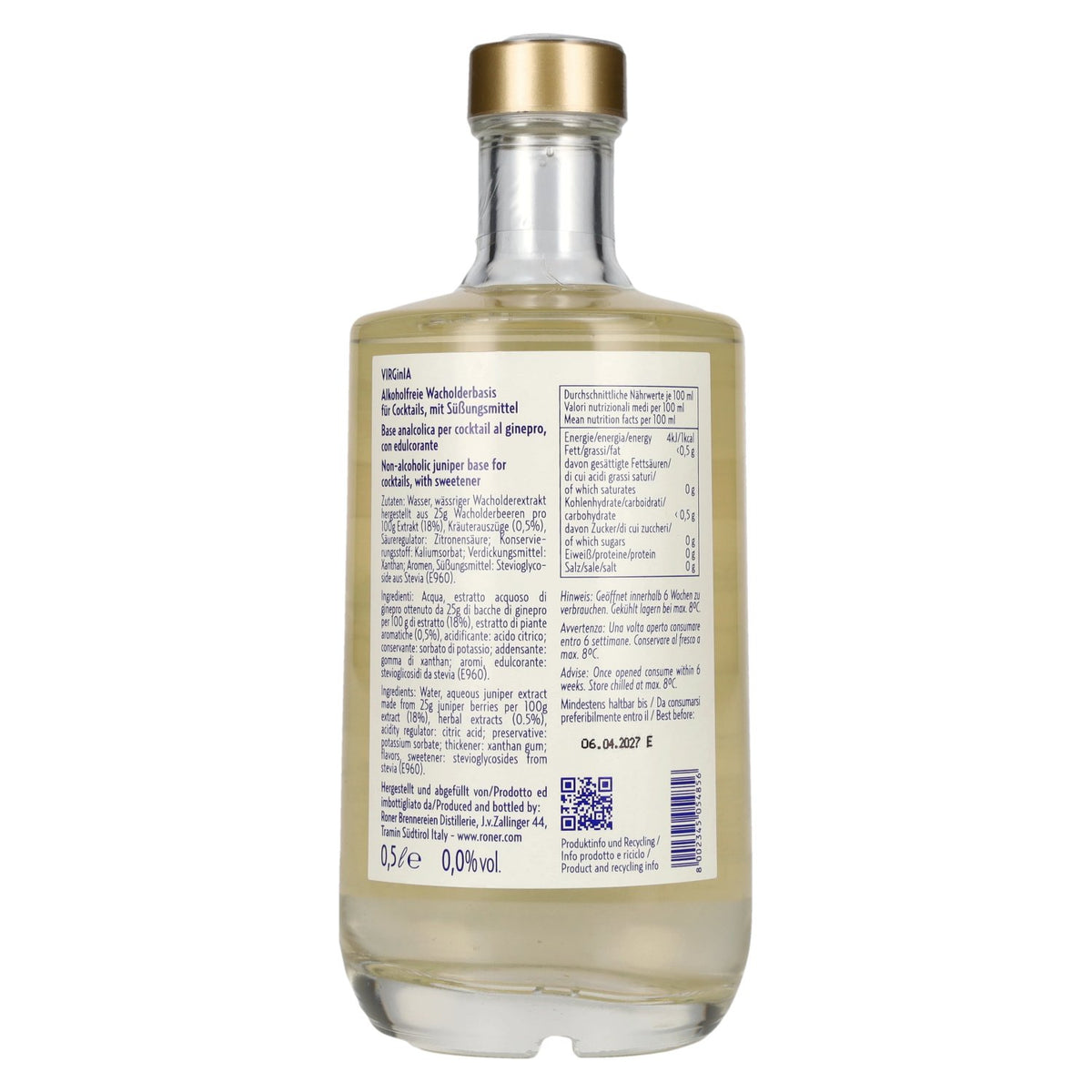 Roner Virginia non-alcoholic 0.5l