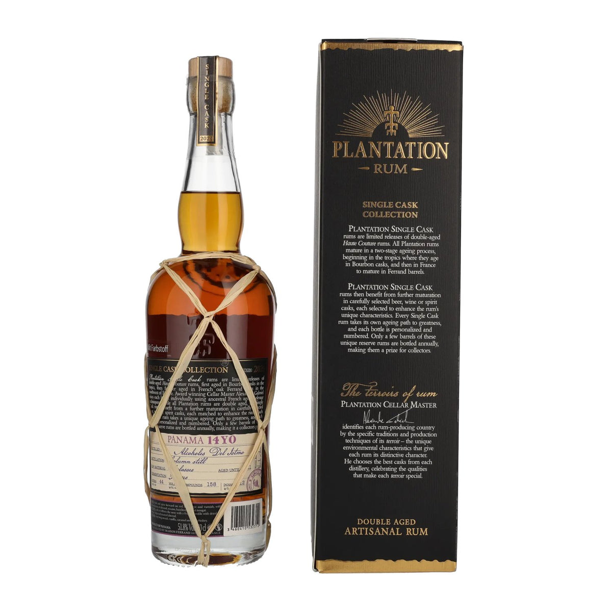 Plantation Rum PANAMA 14 Years Old Rye Whiskey Maturation Edition 2021 51.8% Vol. 0.7l in gift box