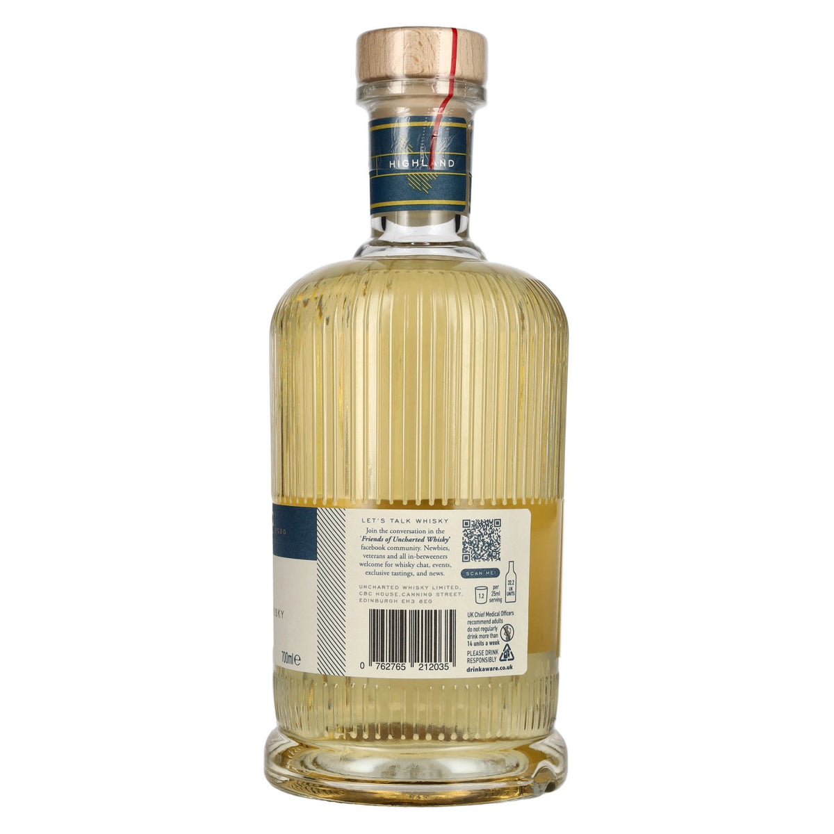 Uncharted Whisky Co 8 Years Old Small Batch Single Malt Scotch Whisky 2017 46% ABV 0.7l