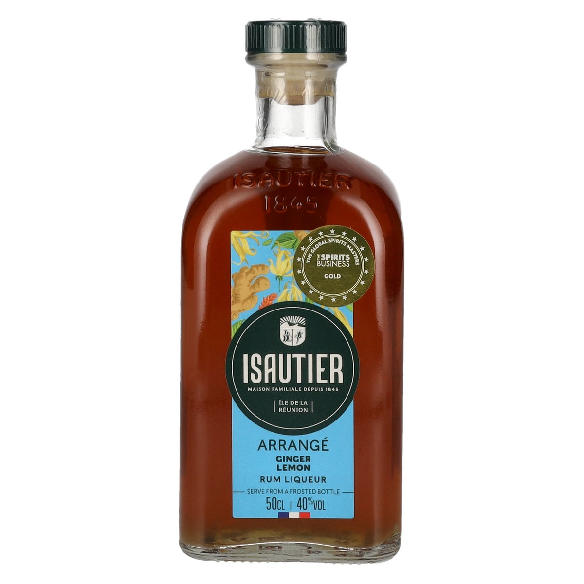 Isautier Arranged GINGER LEMON Rum Liqueur 40% Vol. 0.5l