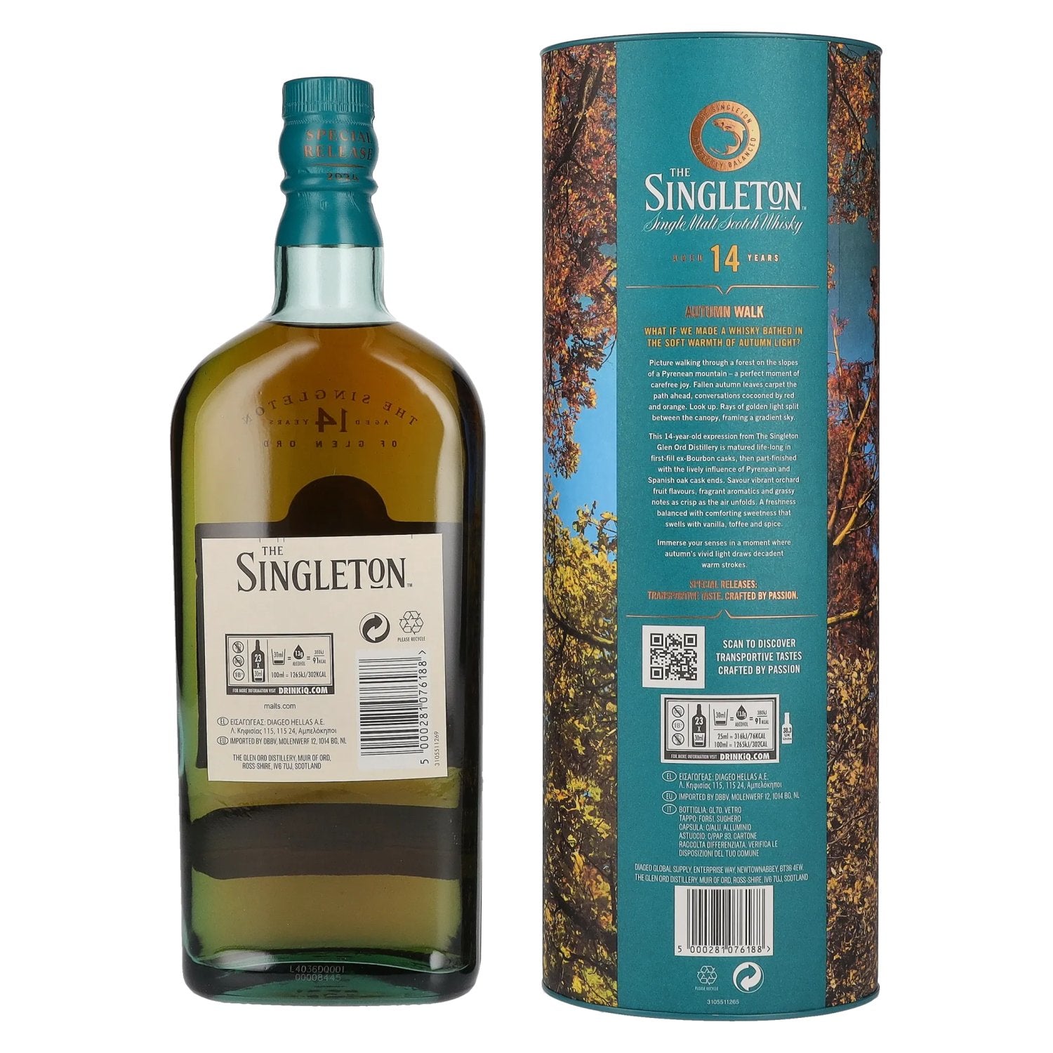 The Singleton 14 Years Old Glen Ord Autumn Walk Single Malt Special Release 2024 54.7% Vol. 0.7L in Gift Box