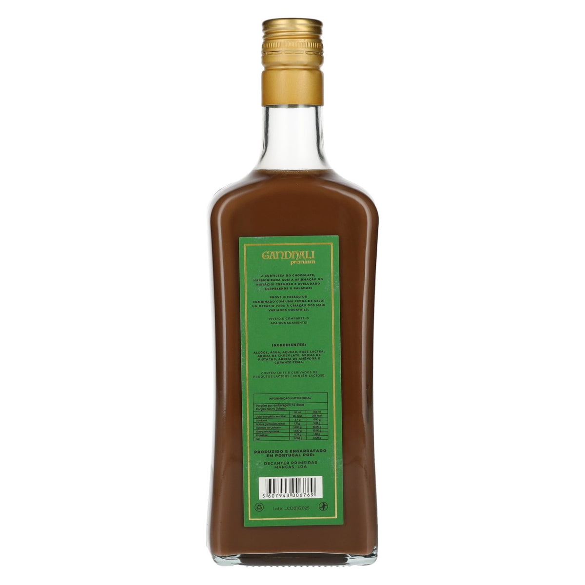 Gandhali Premium Dubai Chocolate Liqueur 15% Vol. 0.7l