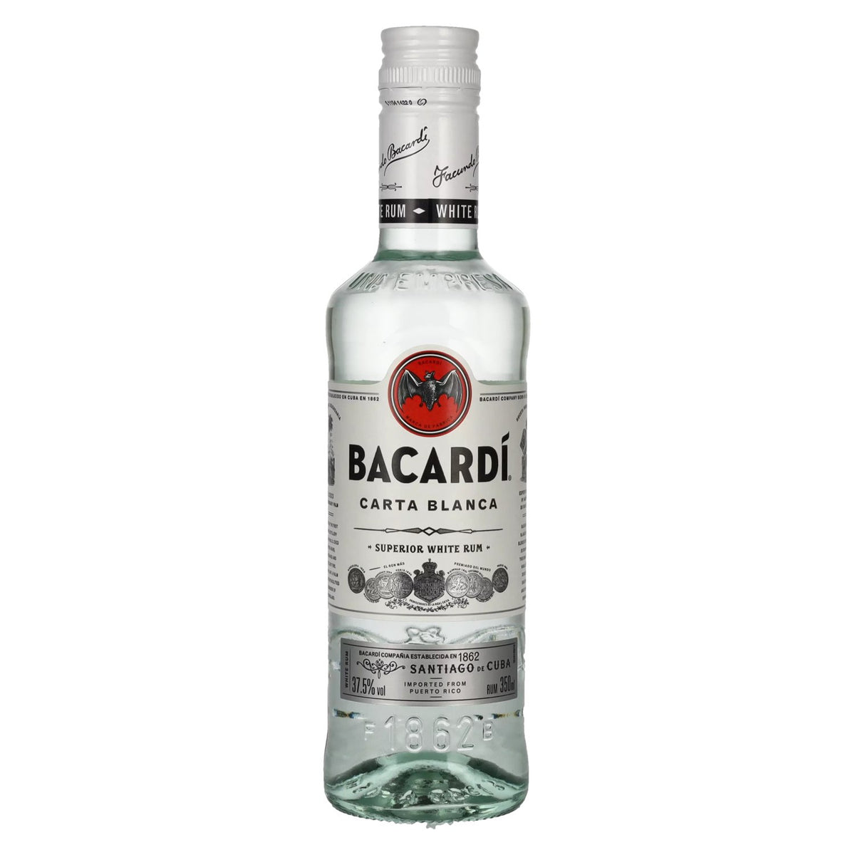 Bacardi Ron Carta Blanca Superior 37.5% ABV 0.35l