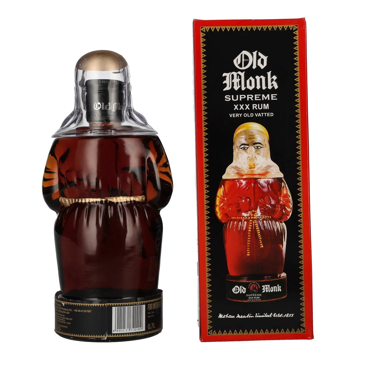 Old Monk Supreme XXX Rum 42,8% Vol. 0,7l in Geschenkbox