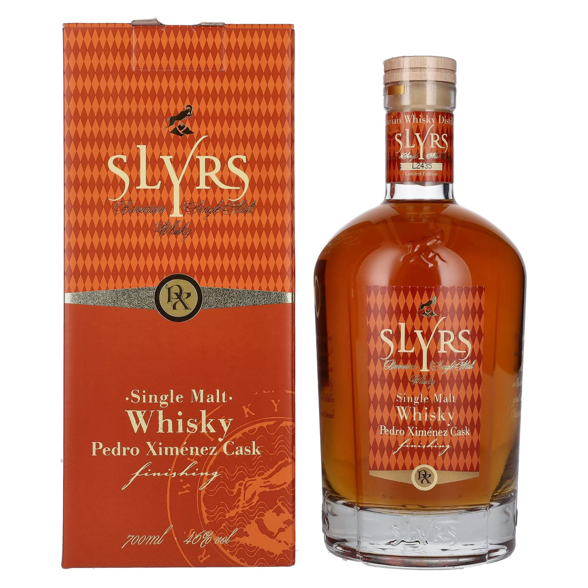 Slyrs Single Malt Whisky Pedro Ximénez Cask Finish 46% Vol. 0.7l in Gift Box