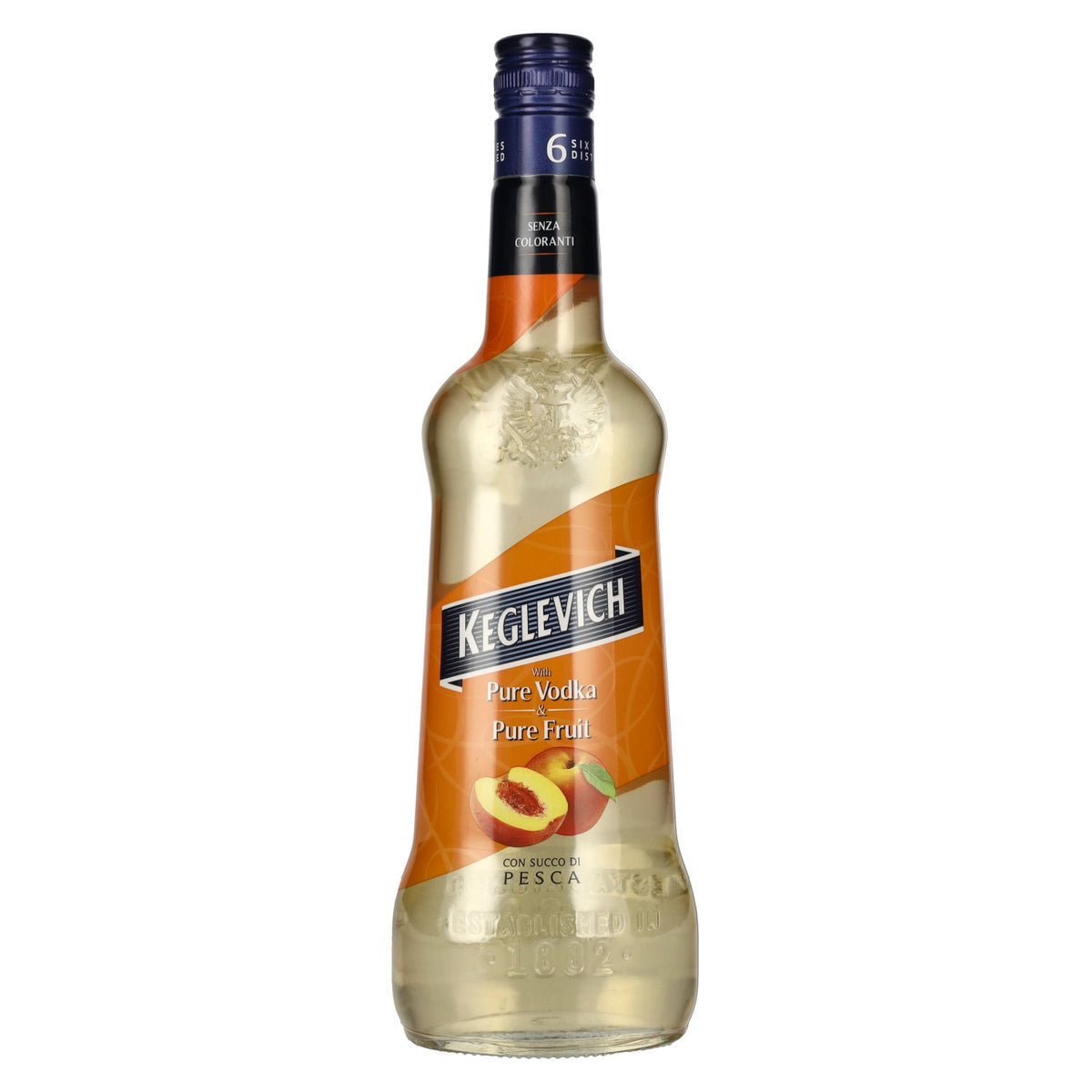 Keglevich with Pure Vodka & Pure Fruit PEACH 18% Vol. 0.7l