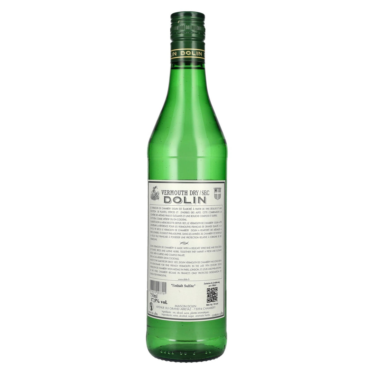 Dolin Vermouth de Chambéry DRY 17.5% Vol. 0.75l