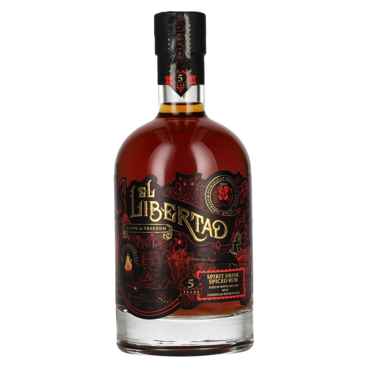 El Libertad 5 Years Old Flavour of FREEDOM Spiced Rum 41% vol. 0.7l