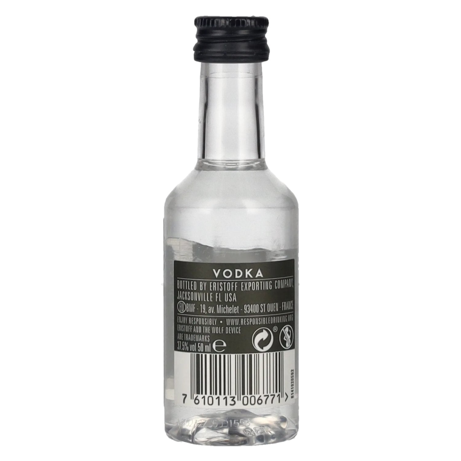 Eristoff Premium Vodka 37,5% Vol. 0,05l PET