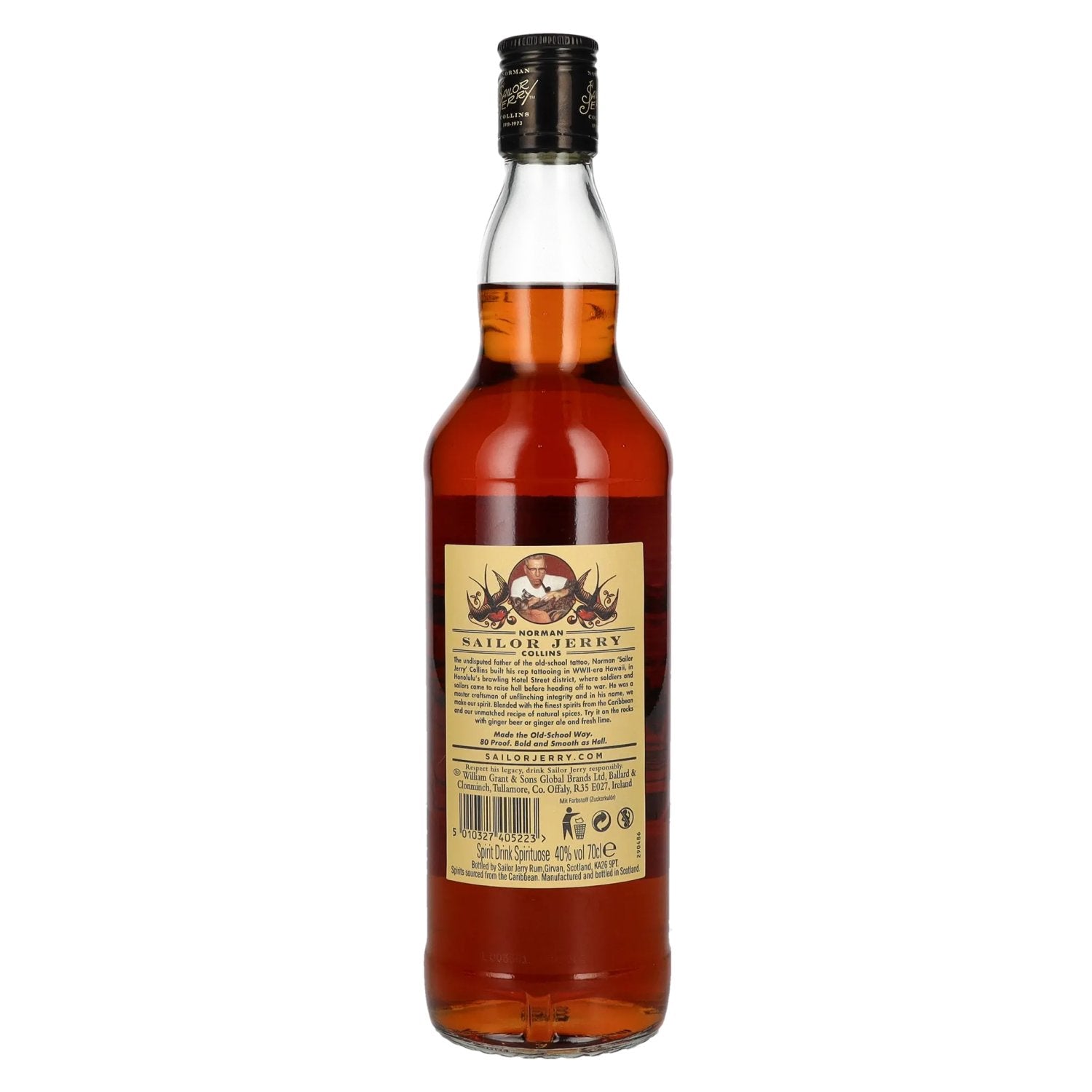 Sailor Jerry SPICED Caribbean Rum TATTOO 40% Vol. 0,7l