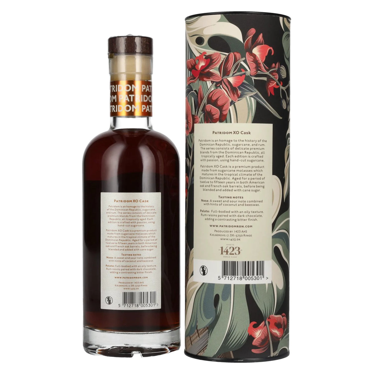Patridom XO Cask Premium Spirit Drink 65% Vol. 0.5L in Gift Box