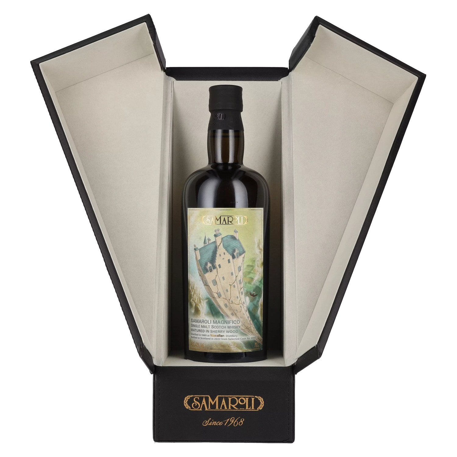 Samaroli Magnifico MACALLAN Single Malt Sherry Wood 1989 42% Vol. 0.7l in gift box