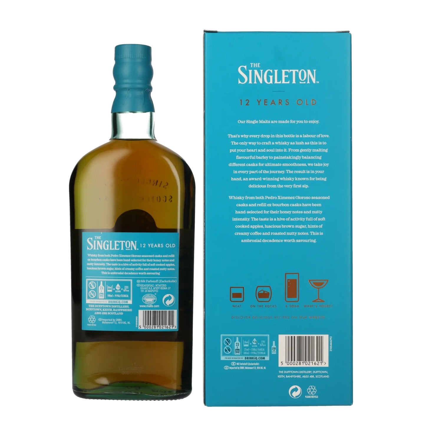The Singleton Dufftown 12 Years Old LUSCIOUS NECTAR 40% Vol. 0.7l in gift box