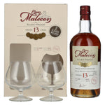 Rum Malecon Añejo 13 Years RARE PROOF 2006 50.5% Vol. 0.7l in gift box with 2 glasses