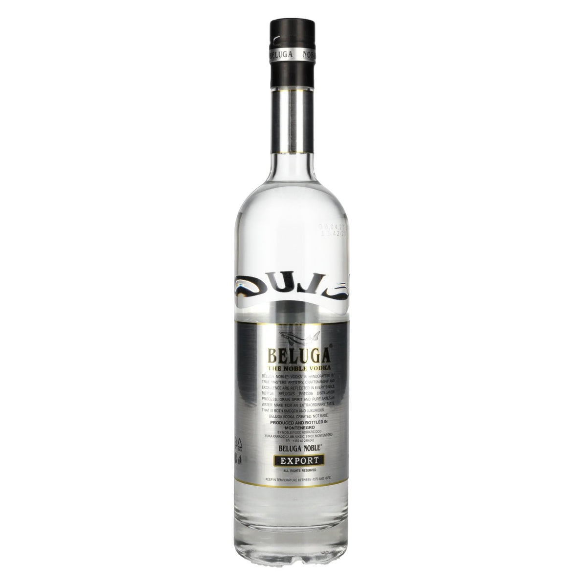 Beluga Noble Vodka EXPORT Montenegro 40% vol. 0.7l