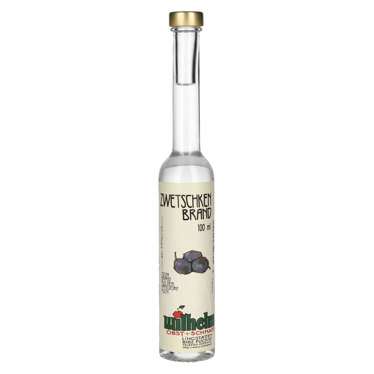 Wilhelm Plum Brandy 39% Vol. 0.1l
