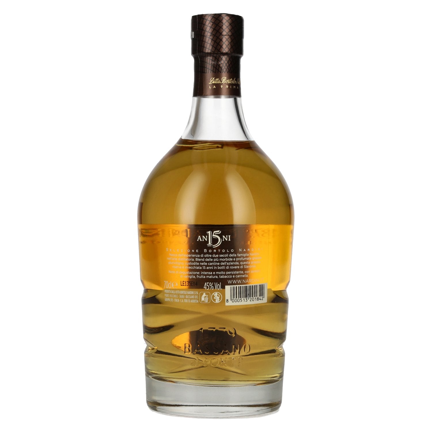 Nardini Grappa Riserva 15 YEARS 45% Vol. 0.7l