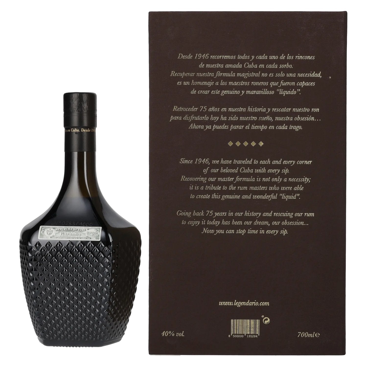 Ron Legendario Very Old Reserva Especial 40% Vol. 0.7l in Gift Box