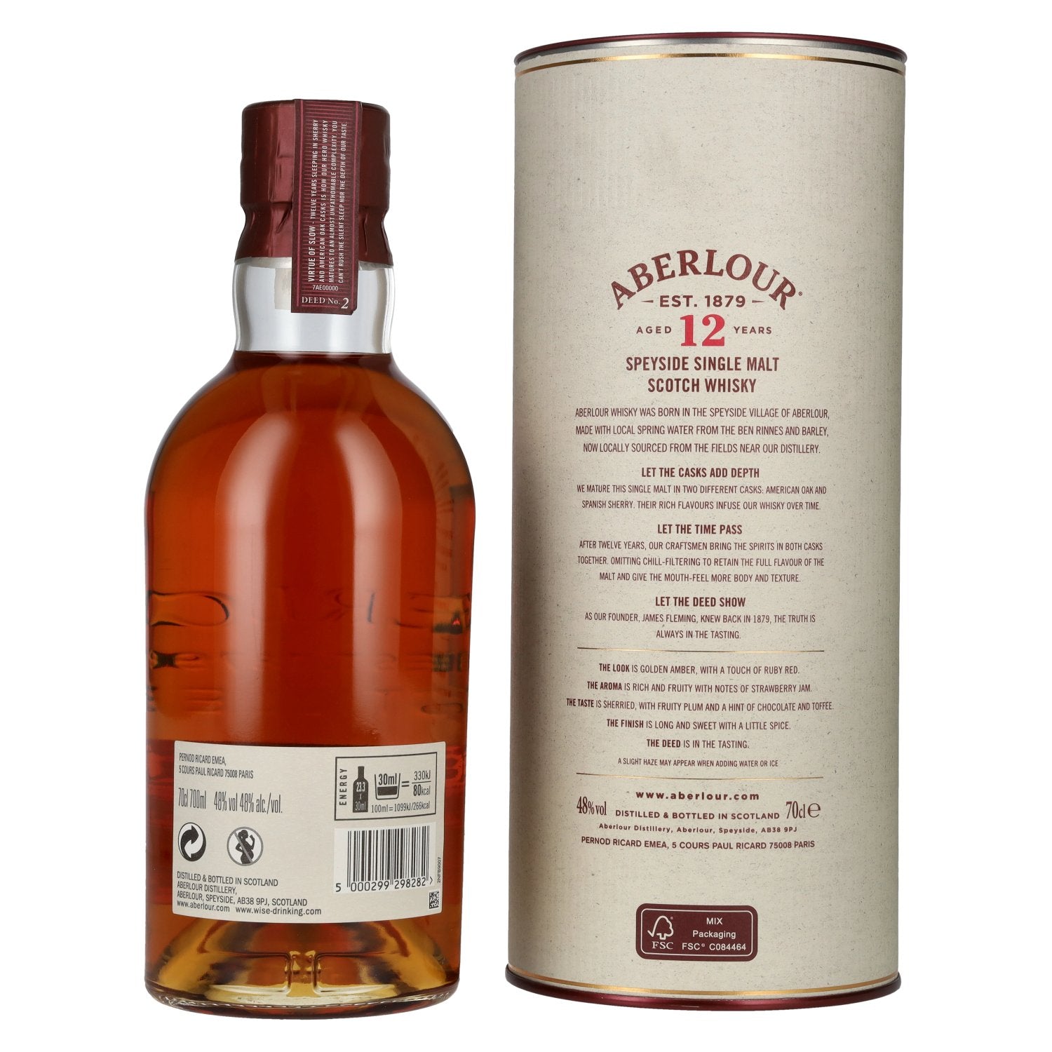 Aberlour 12 Years Old Highland Single Malt 48% Vol. 0.7l in gift box
