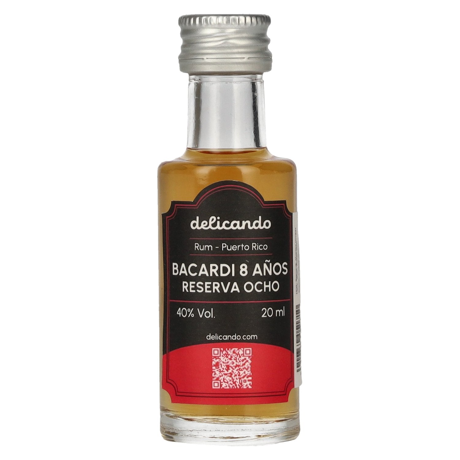 Bacardi 8 Años RESERVA OCHO Rare Gold Rum 40% Vol. 0.02l