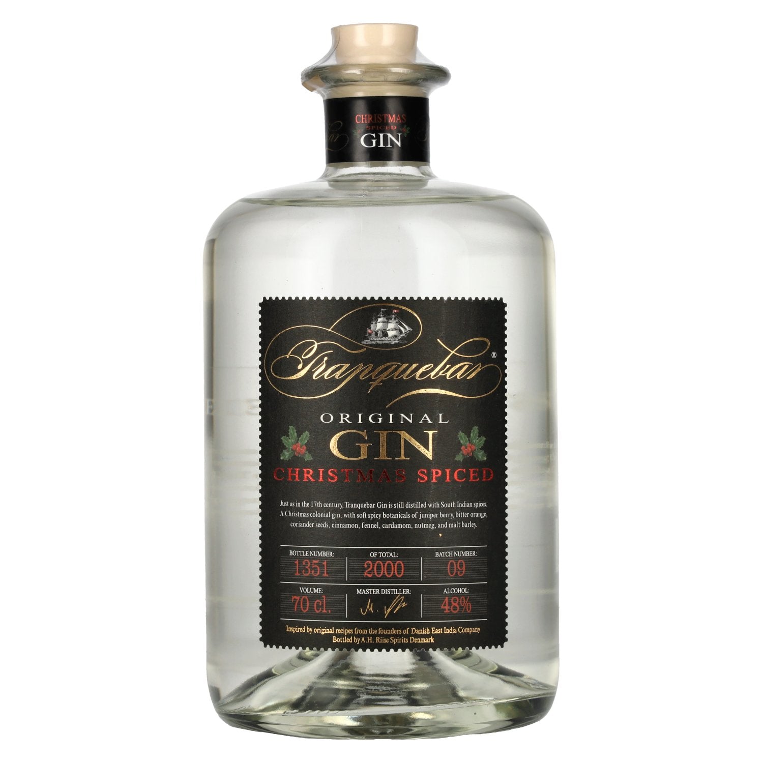 Tranquebar Original Gin Christmas Spiced 48% Vol. 0,7l