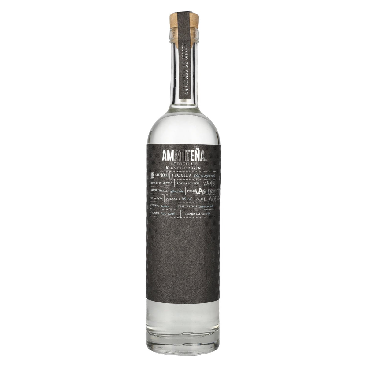 Amatiteña Tequila Blanco Origin 100% Pure Agave 49% Vol. 0.7l
