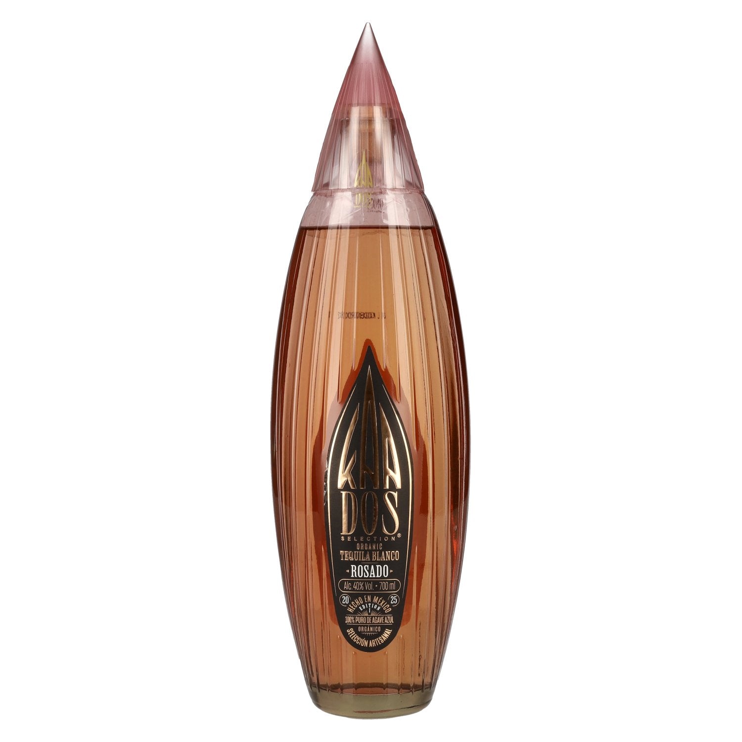 Kaa Dos Selection Organic Tequila BLANCO ROSADO 100% Pure Blue Agave 40% ABV 0.7l