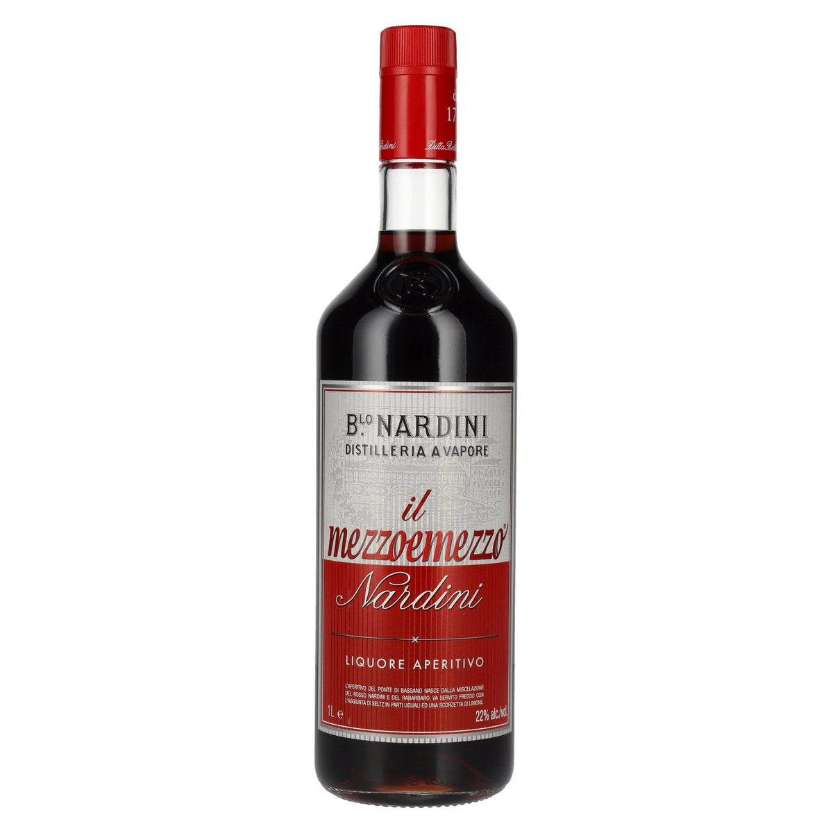Nardini Mezzoemezzo Aperitif Liqueur 22% Vol. 1l