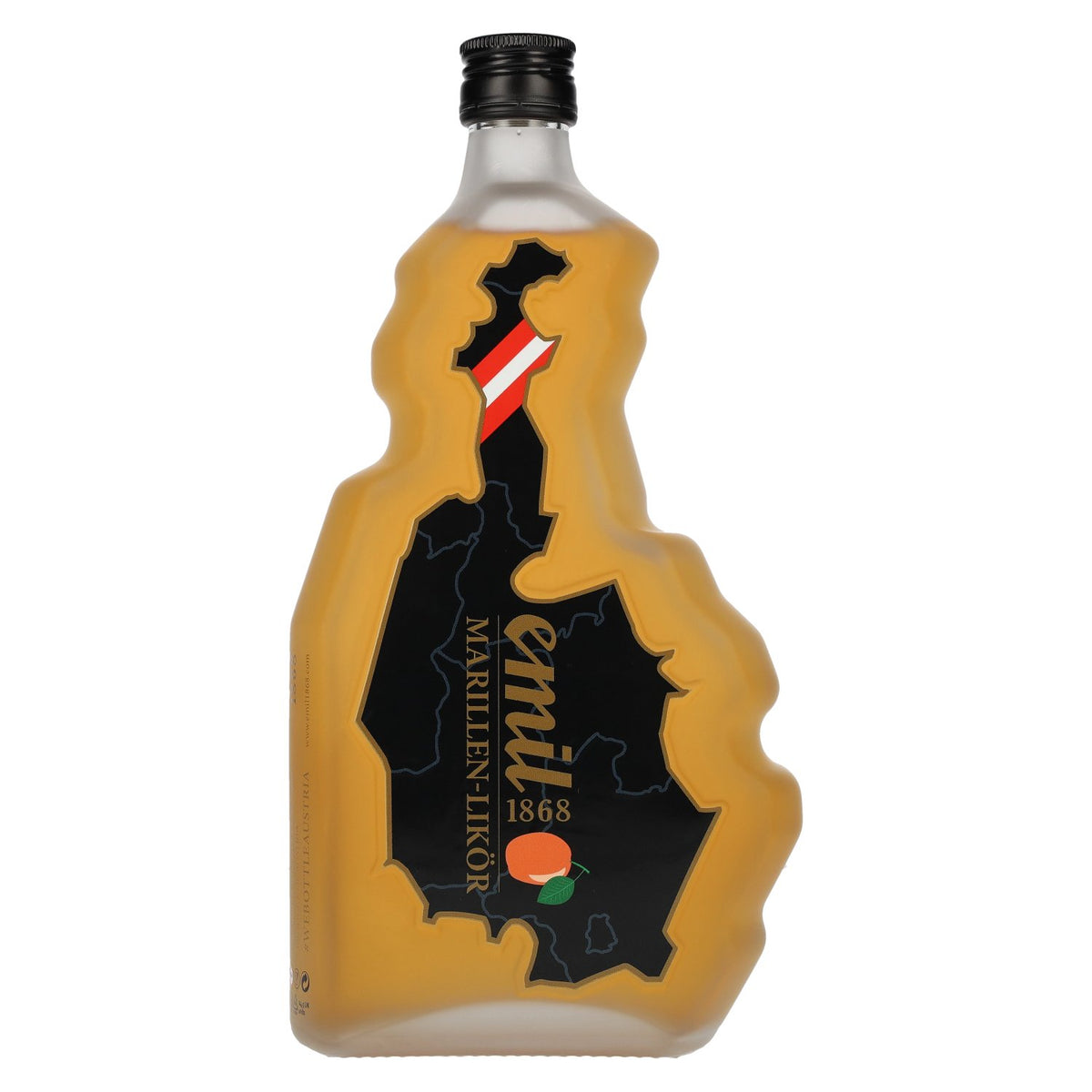 emil 1868 Apricot Liqueur 20% ABV 0.7l in an Austrian bottle