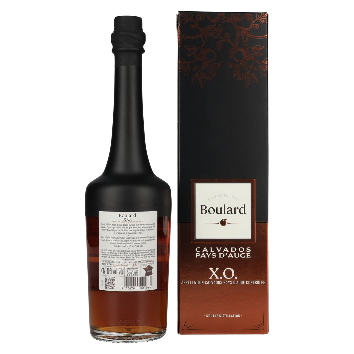 Boulard Calvados Pays d'Auge X.O. 40% Vol. 0,7l in Geschenkbox