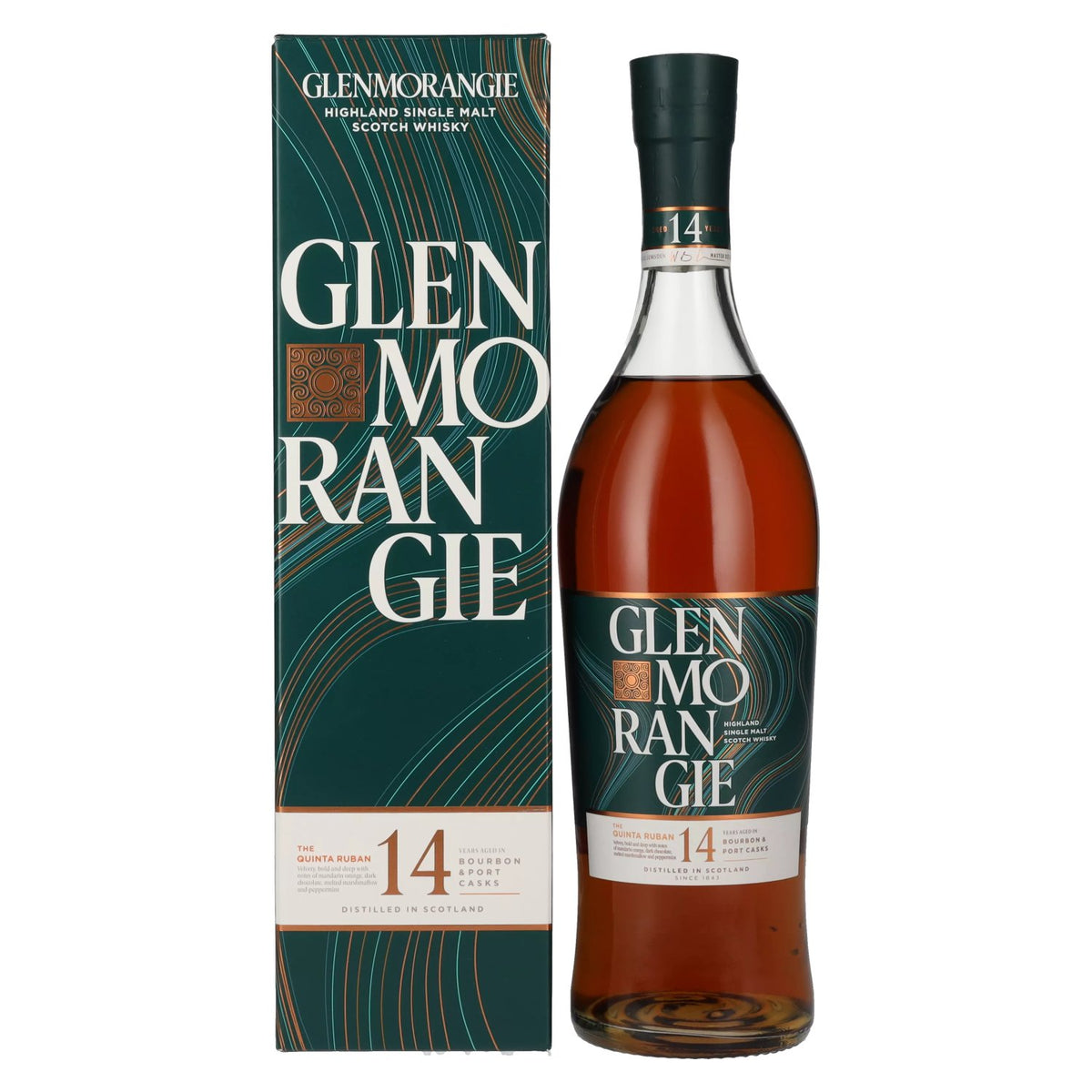 Glenmorangie The QUINTA RUBAN 14 Years Old Highland Single Malt 46% Vol. 0.7l in Gift Box