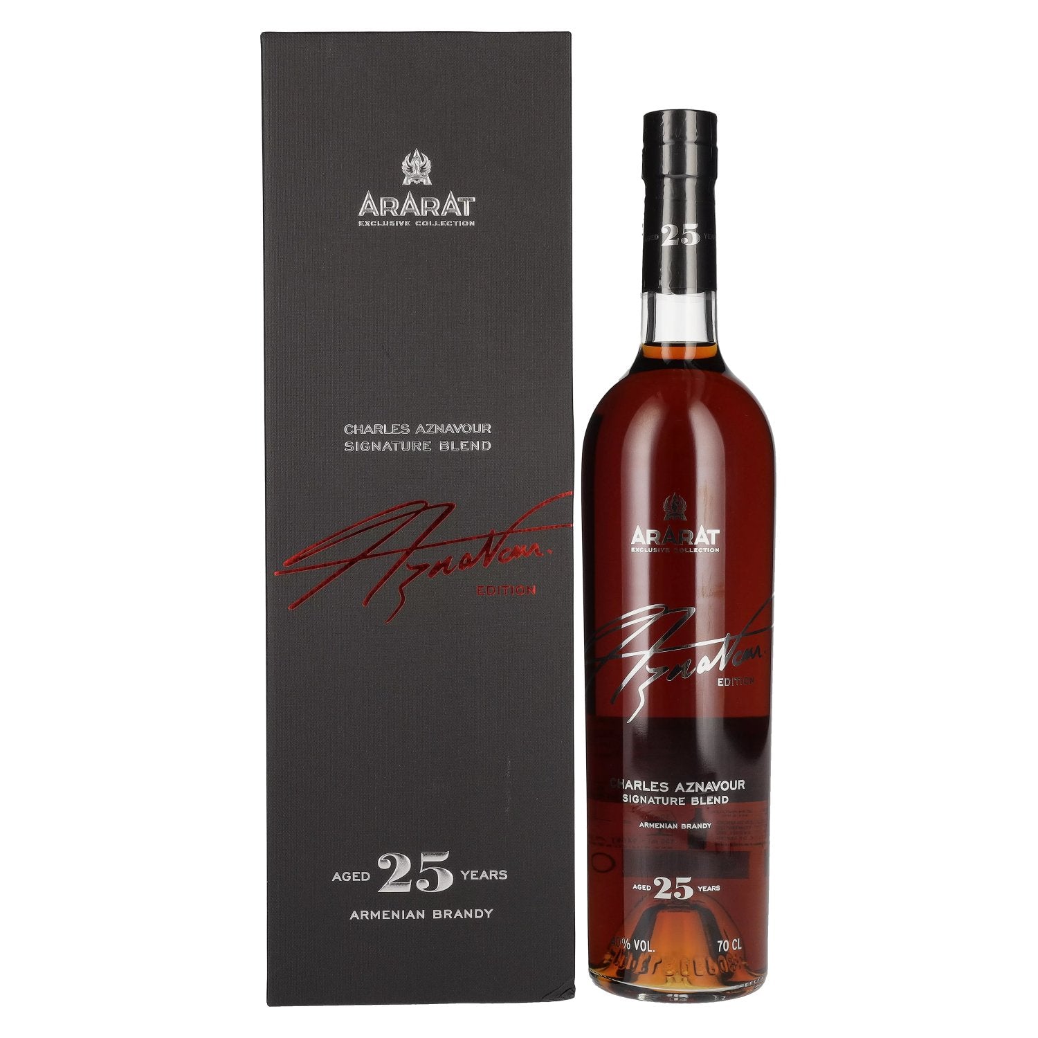 Ararat 25 Years Charles Aznavour Signature Blend 40% Vol. 0.7l in Gift Box