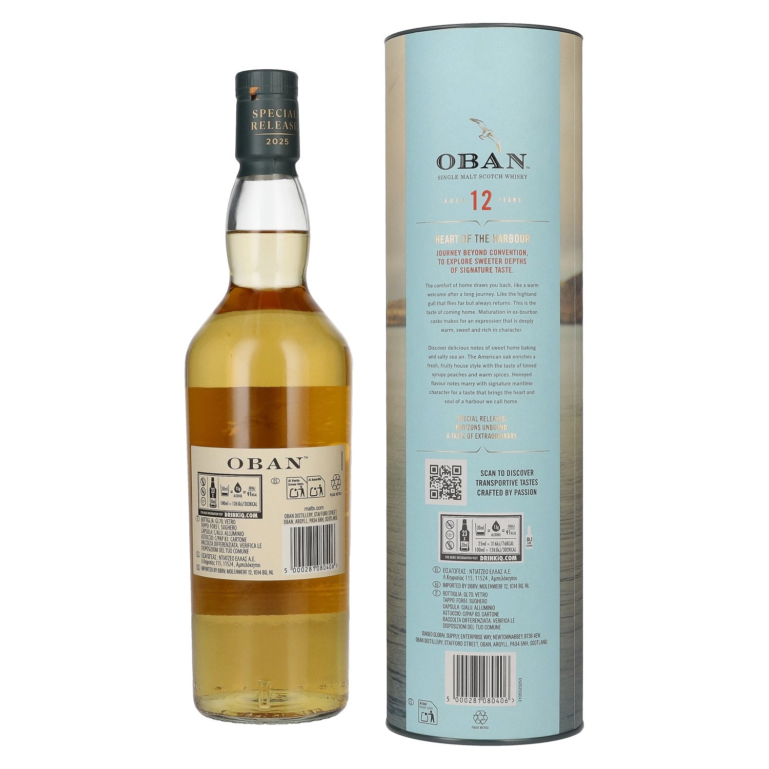 Oban 12 Years Old HEART OF THE HARBOUR Single Malt Special Release 2025 54.7% Vol. 0.7L in Gift Box
