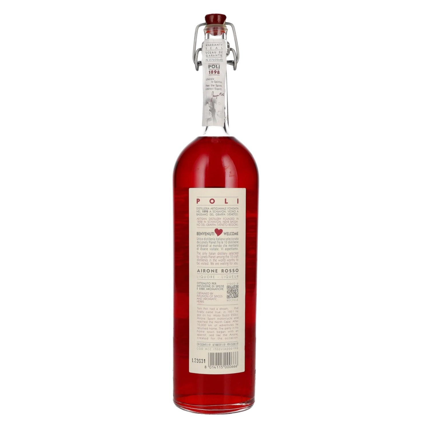 Poli Airone Rosso Aperitivo Veneto 17% Vol. 0,7l