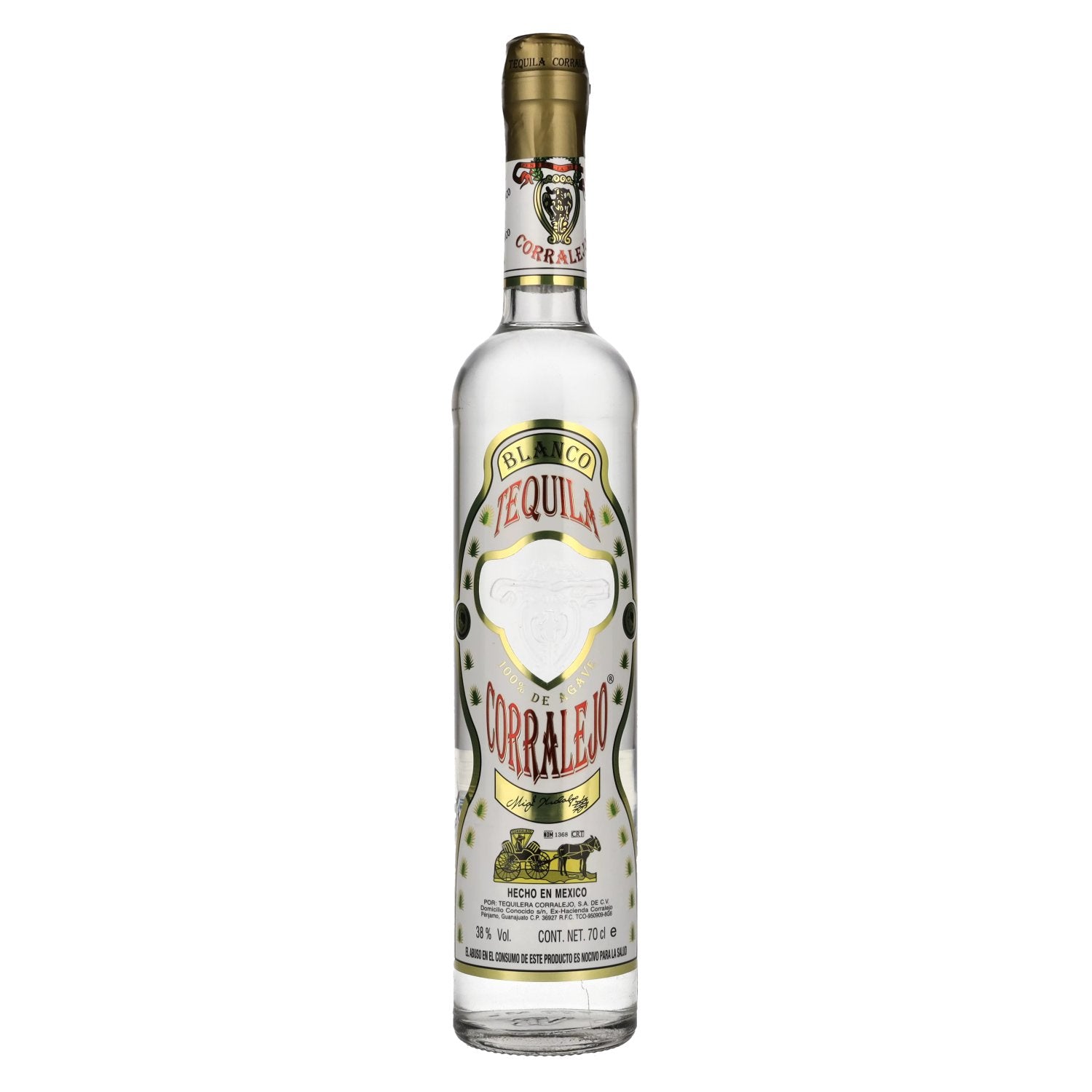 Corralejo Tequila BLANCO 100% Agave 38% Vol. 0.7l