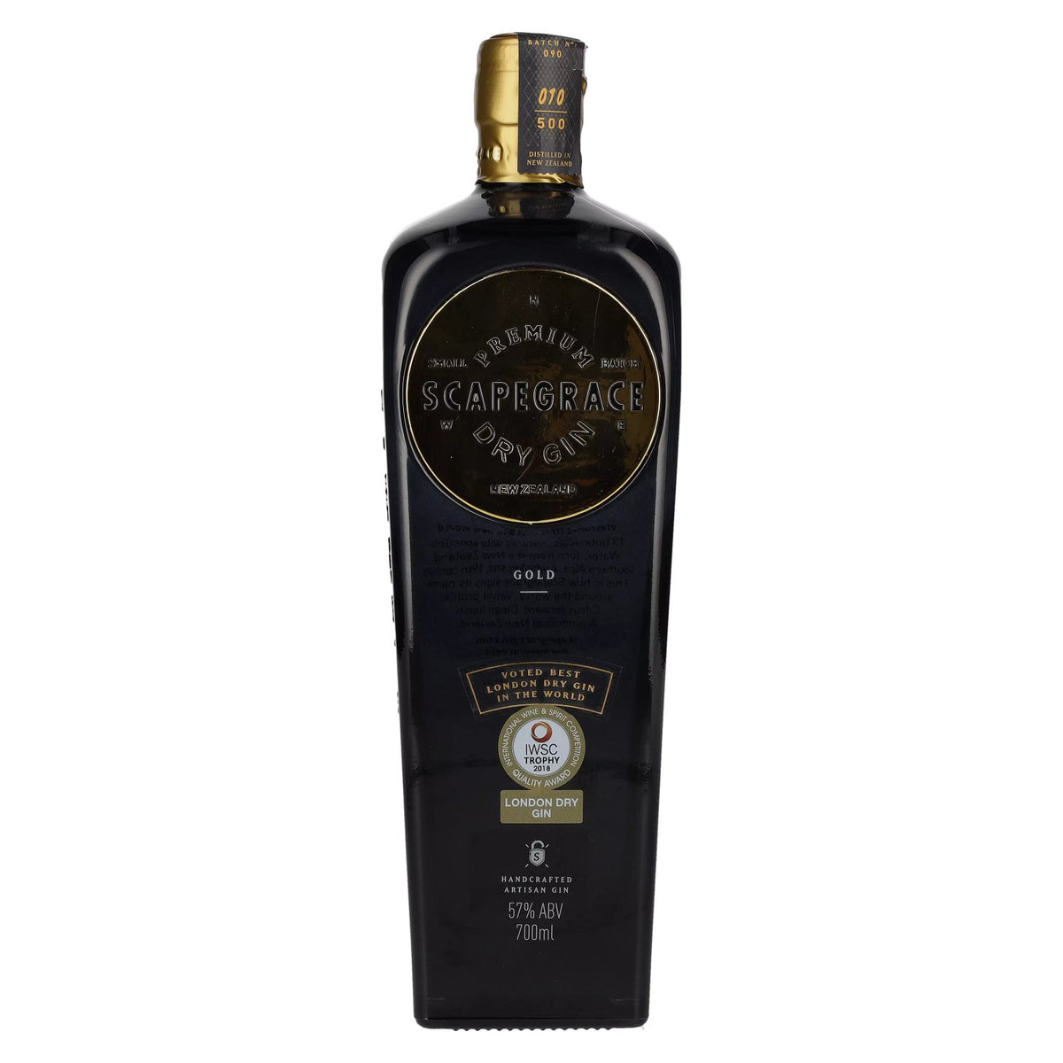Scapegrace GOLD Premium Dry Gin 57% Vol. 0.7l
