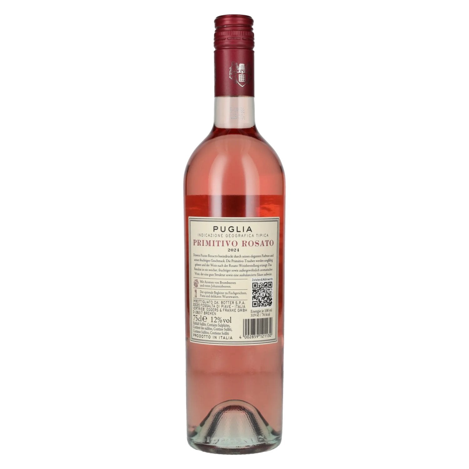 Doppio Passo Primitivo Rosato Puglia IGT 2024 12% Vol. 0,75l