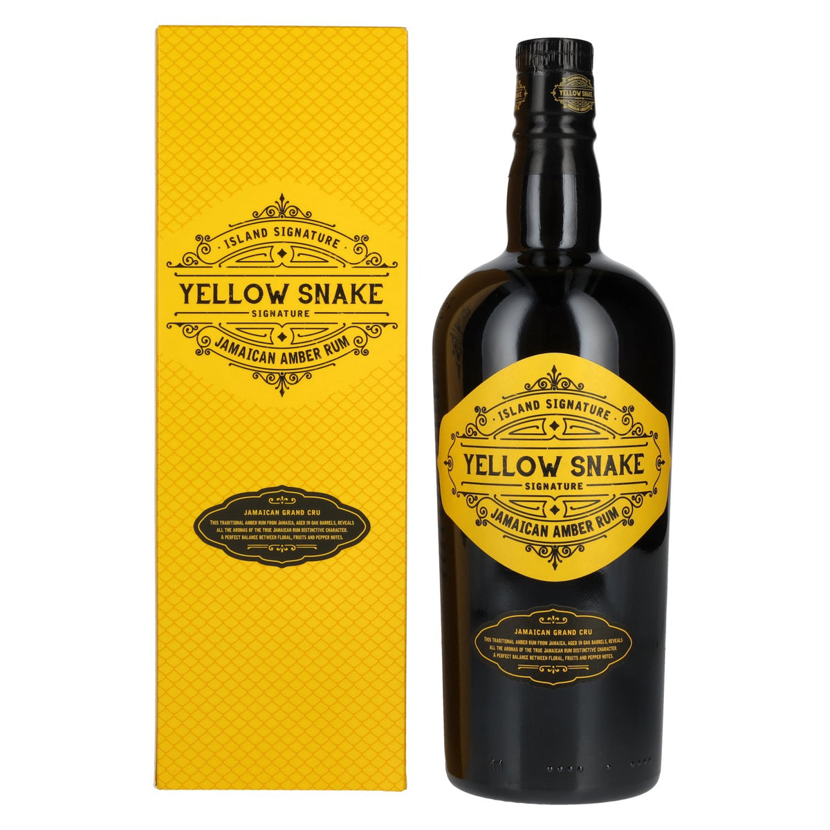 Yellow Snake Jamaican Amber Rum 40% Vol. 0.7l in gift box