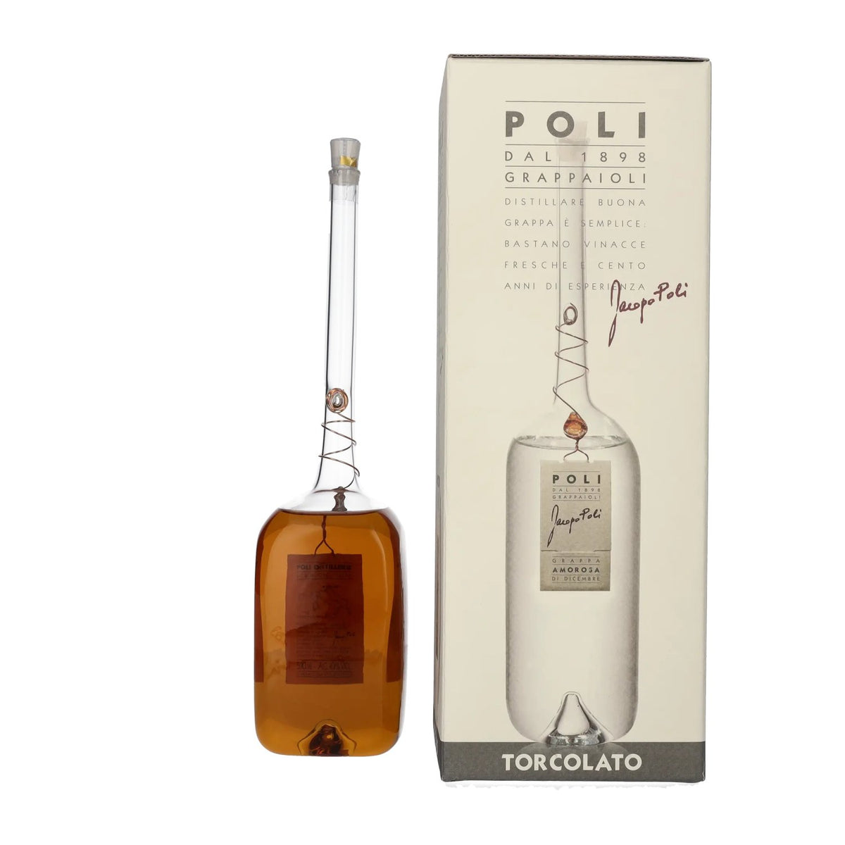 Poli Wine Brandy Arzente 40% Vol. 0.5l in Gift Box