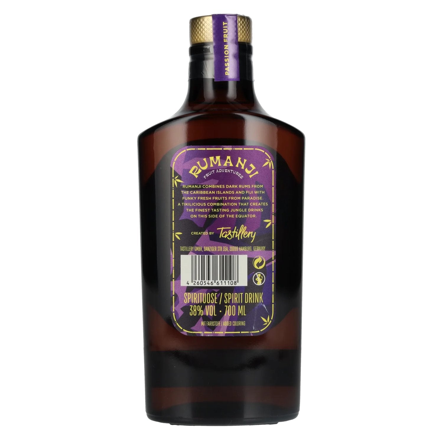 RUMANJI Passionfruit 38% Vol. 0.7L