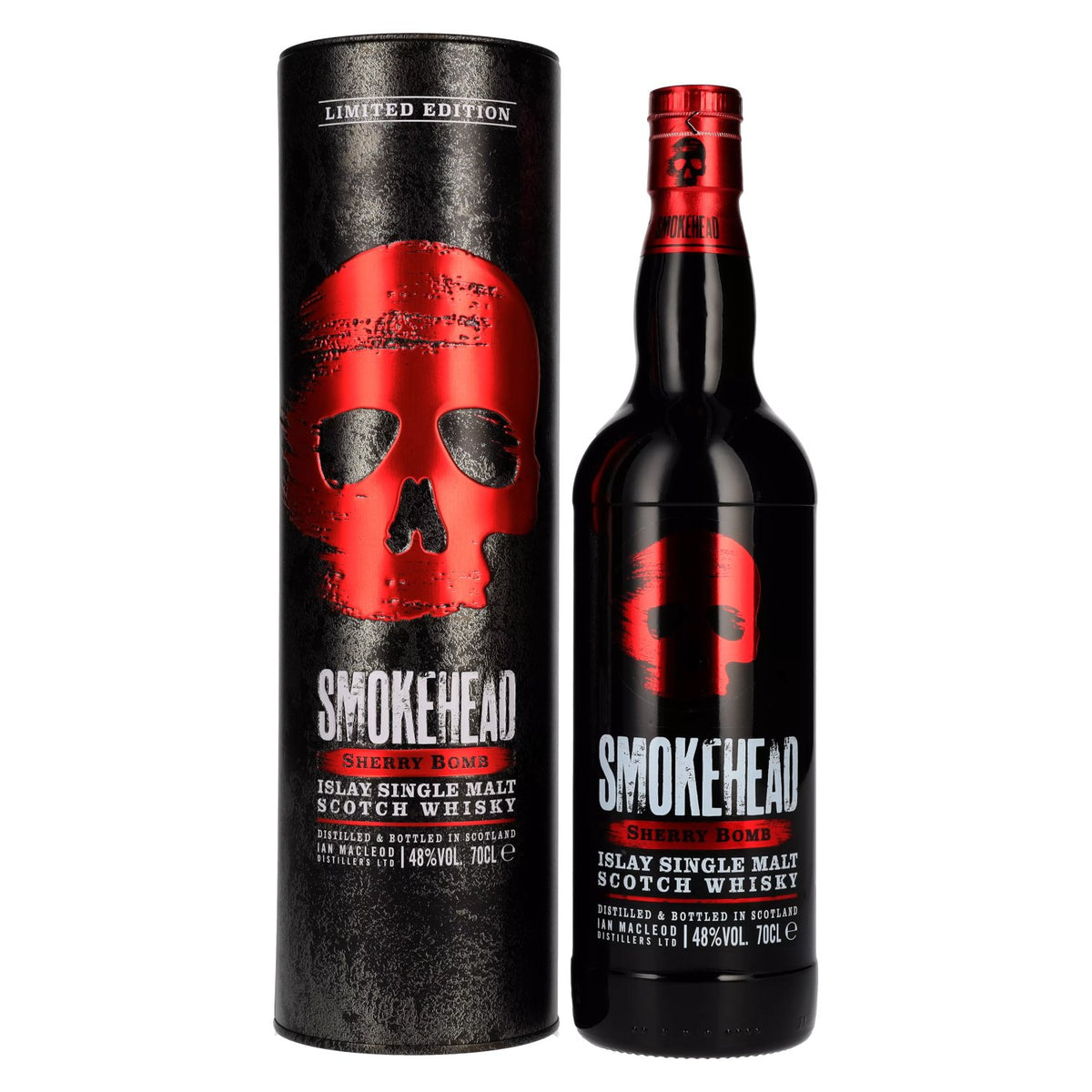 Smokehead SHERRY BOMB Islay Single Malt Scotch Whisky 48% Vol. 0.7l in Tinbox