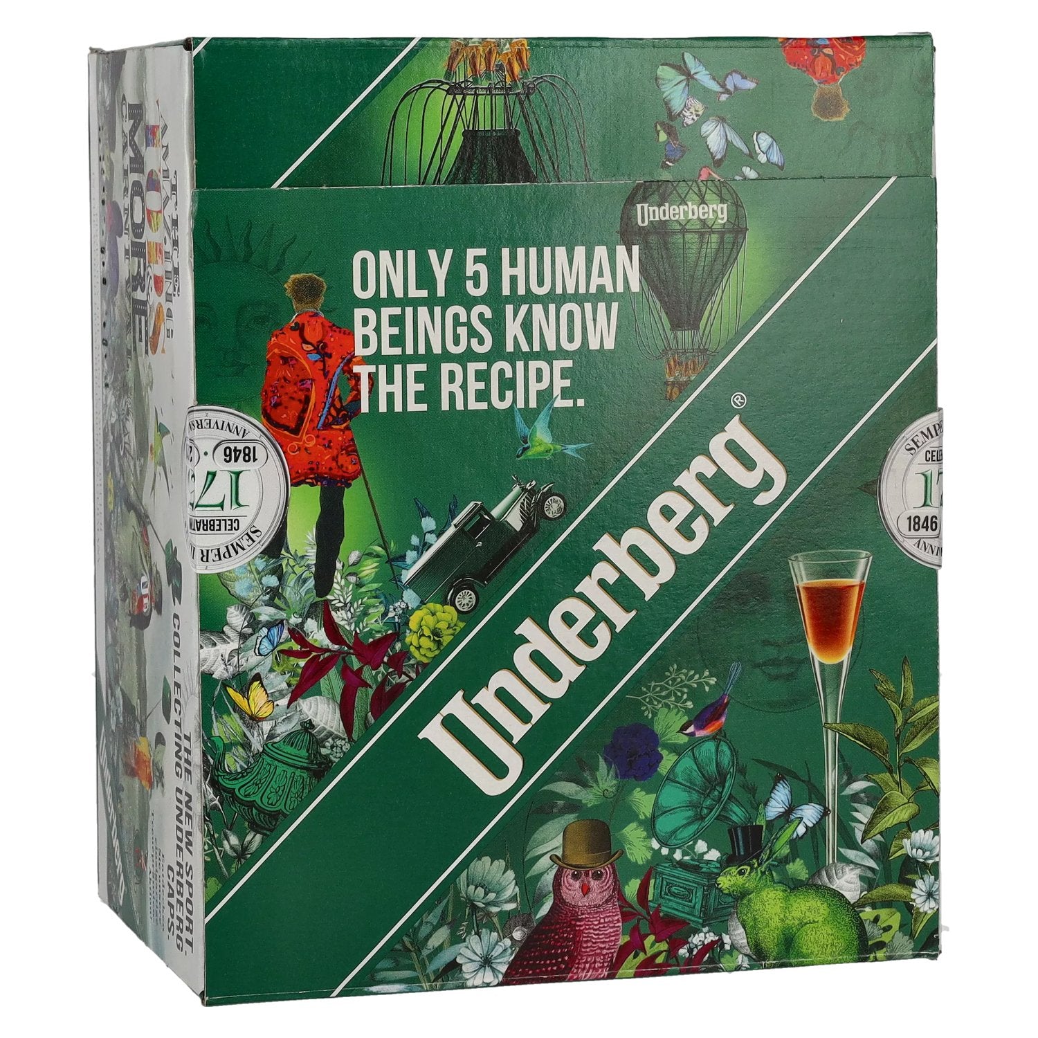 Underberg Natural Herbal Digestif 44% Vol. 30x0.02l