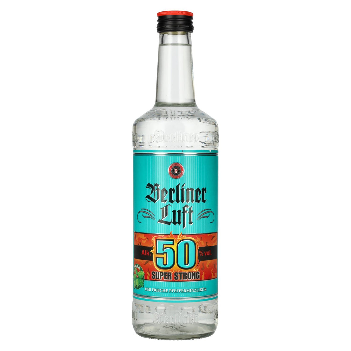 Berliner Luft SUPER STRONG Pfefferminzlikör 50% Vol. 0,7l